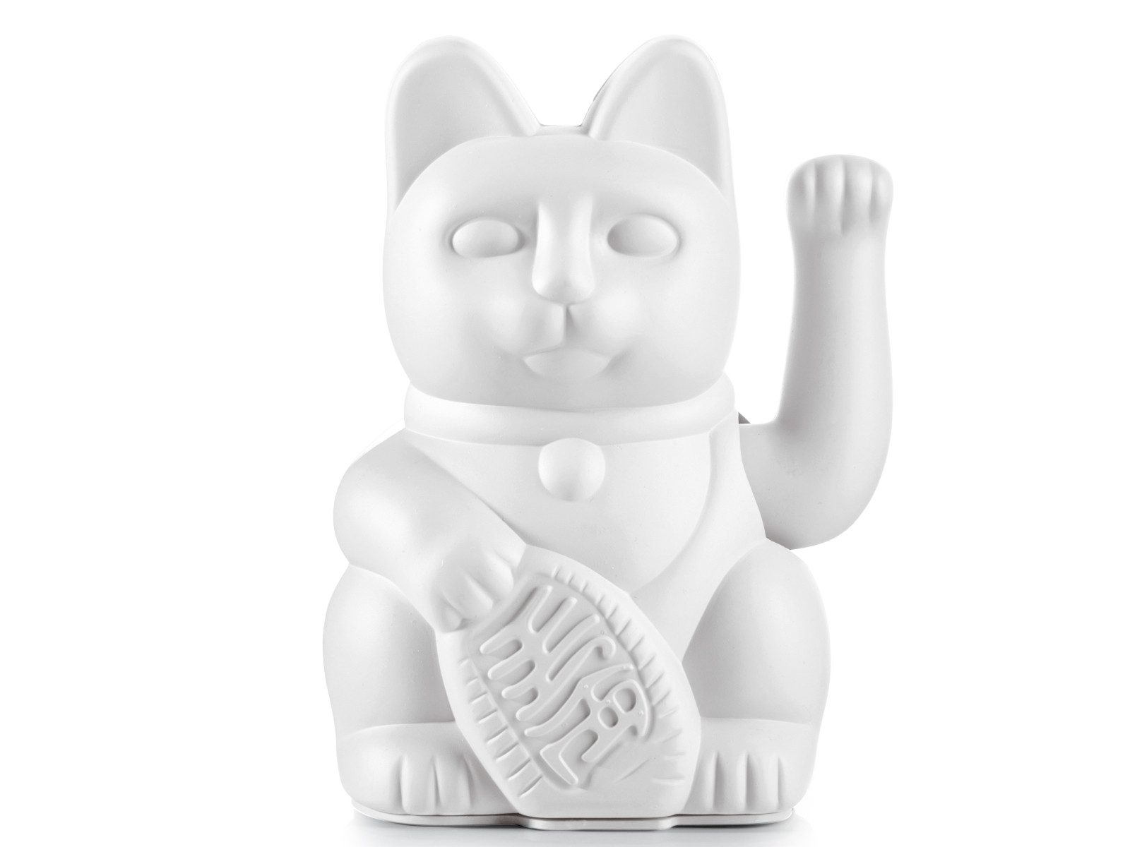 Donkey Products Dekofigur Lucky Cat Classic Winkekatze weiss 15cm