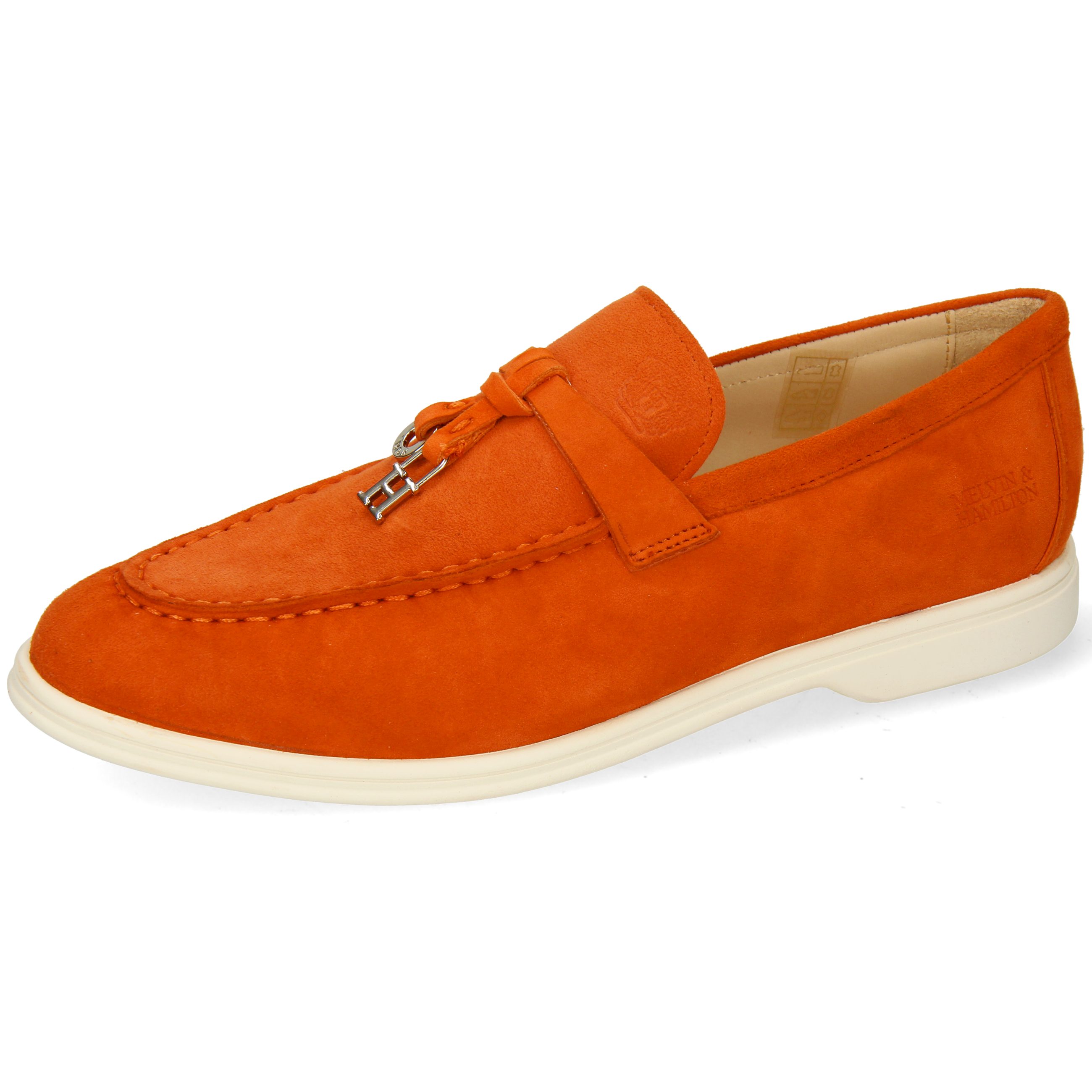 Melvin & Hamilton Adley 3 Loafer Eco Suede Coral Ring
