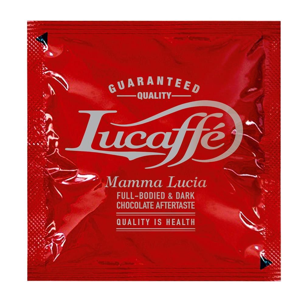 Lucaffé Kaffee MAMMA LUCIA 44mm ESE System Kaffeepads ESE Geräte Pads 150stk, 150 x 6 g, Aromen: Schokolade & leichte Karamellnote