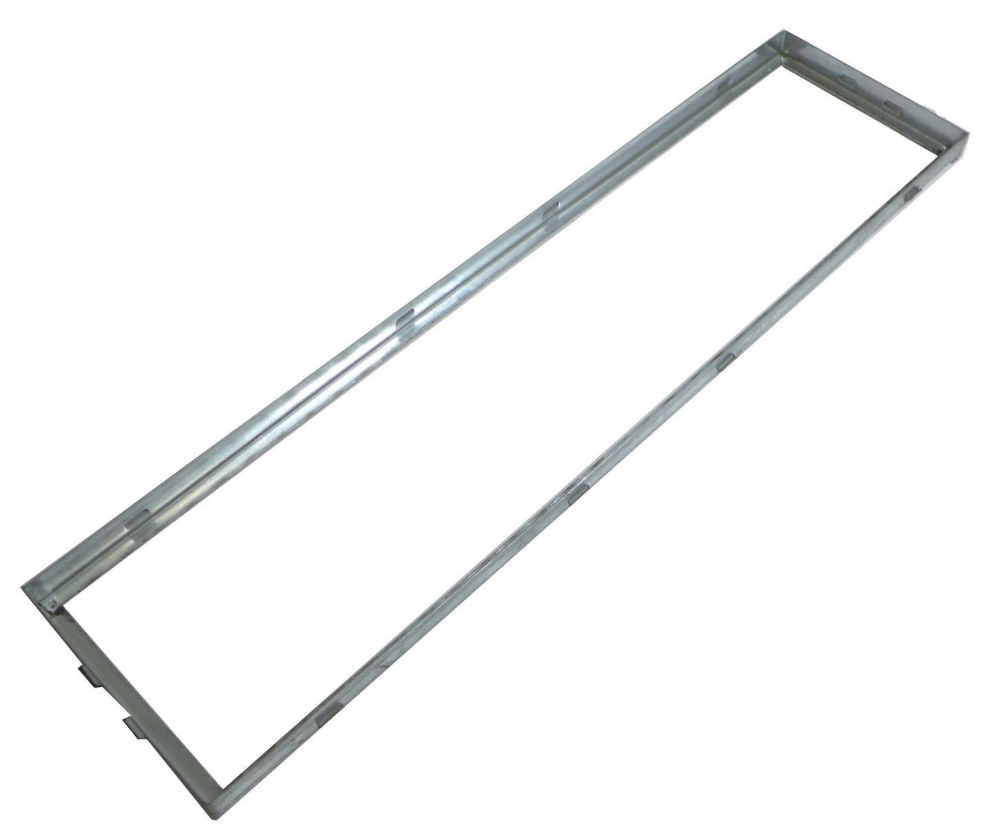 ACO Severin Ahlmann GmbH & Co. KG Fußmatte Winkelrahmen Zarge Rahmen Stahl verzinkt, Höhe: 32 mm, Größe: 1000x250mm, stabil und langlebig