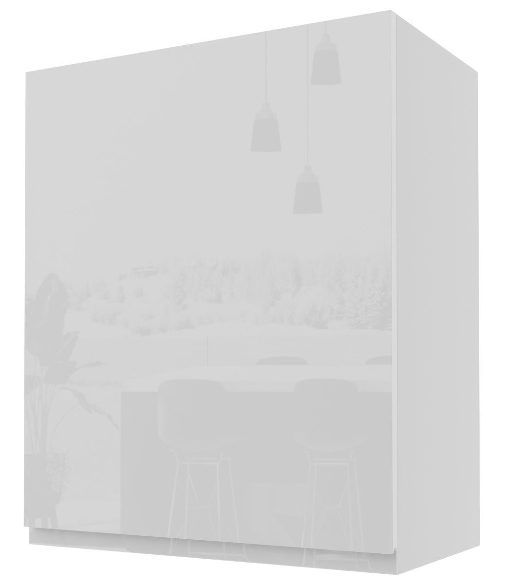 Feldmann-Wohnen Klapphängeschrank Florence (Florence) farngrün 6025 Front-, Ausführung Korpusfarbe 60cm 1-türig Hochglanz wählbar grifflos RAL und