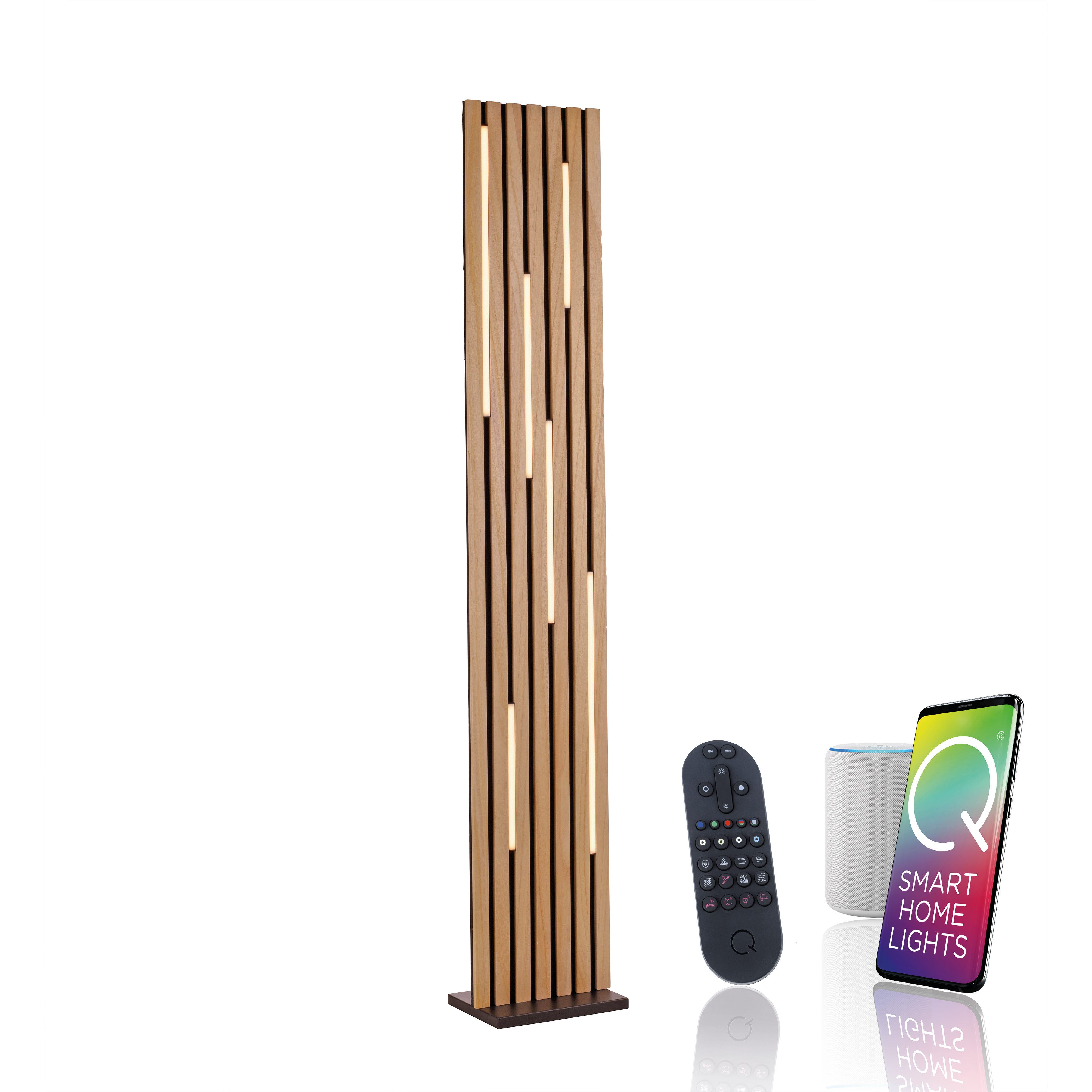Neuhaus Q SMART HOME LIGHTS LED Stehlampe Q-AKUSTIK, Smart Home, LED fest integriert, warmweiß - kaltweiß