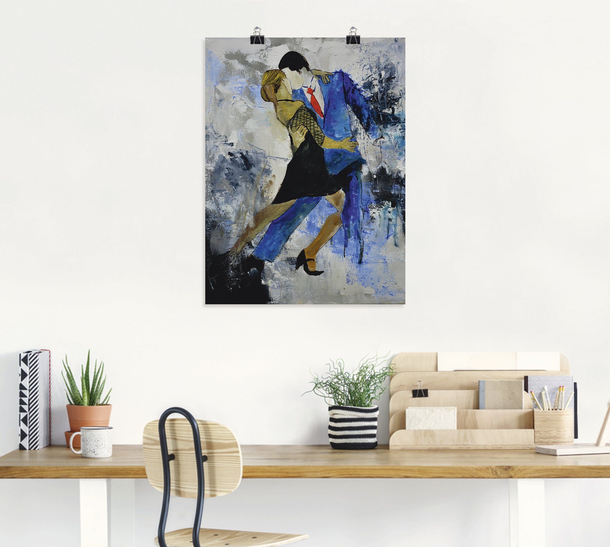 Artland Leinwandbild, Größen Alubild, St), (1 Wandbild Tango, Poster in Wandaufkleber Sport als oder versch.