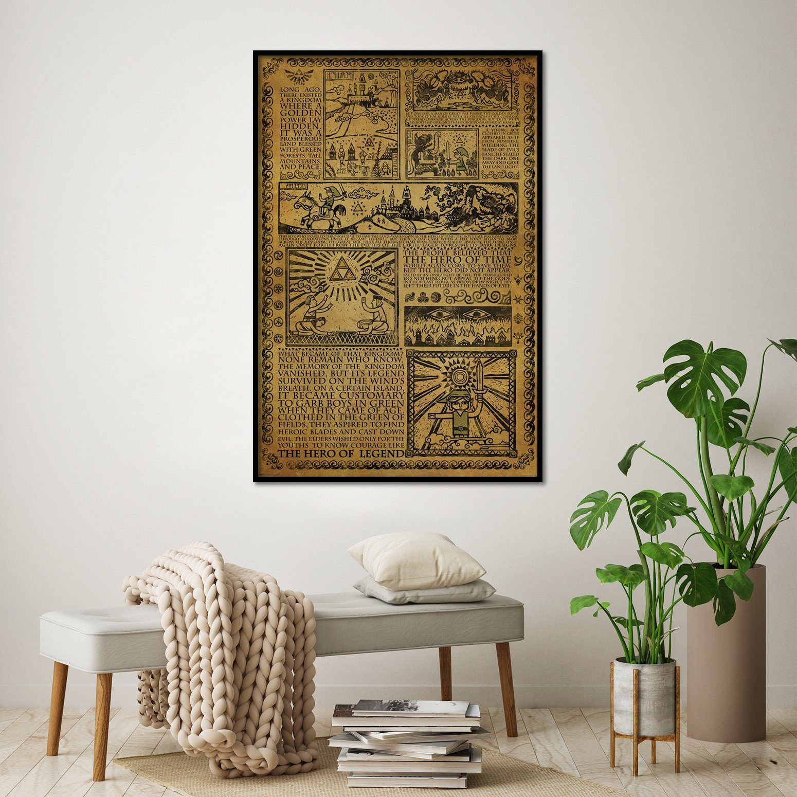 PYRAMID Poster The Legend of Zelda Poster Story of the Hero 61 x 91,5 cm