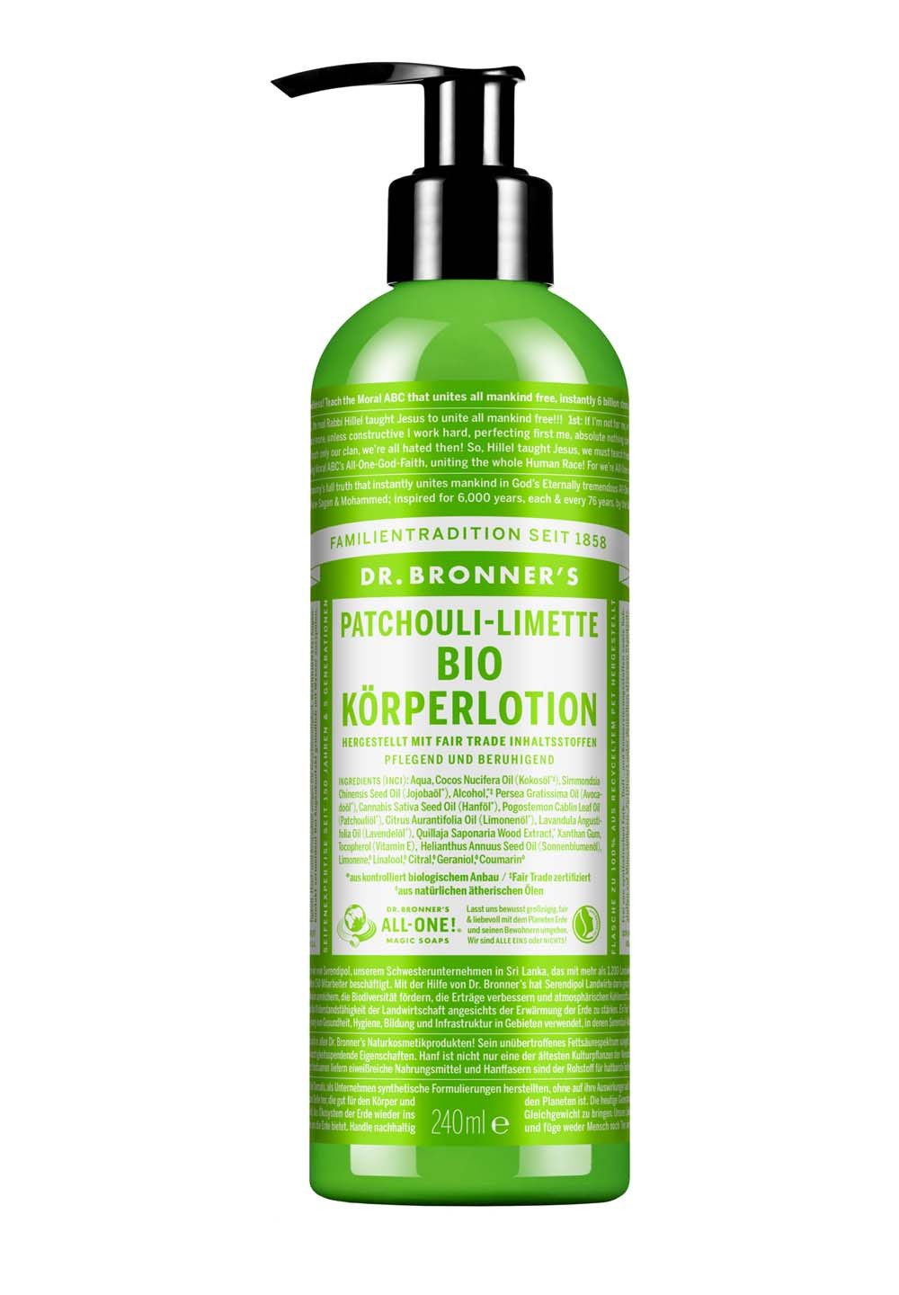 Körperlotion Patchouli-Limette
