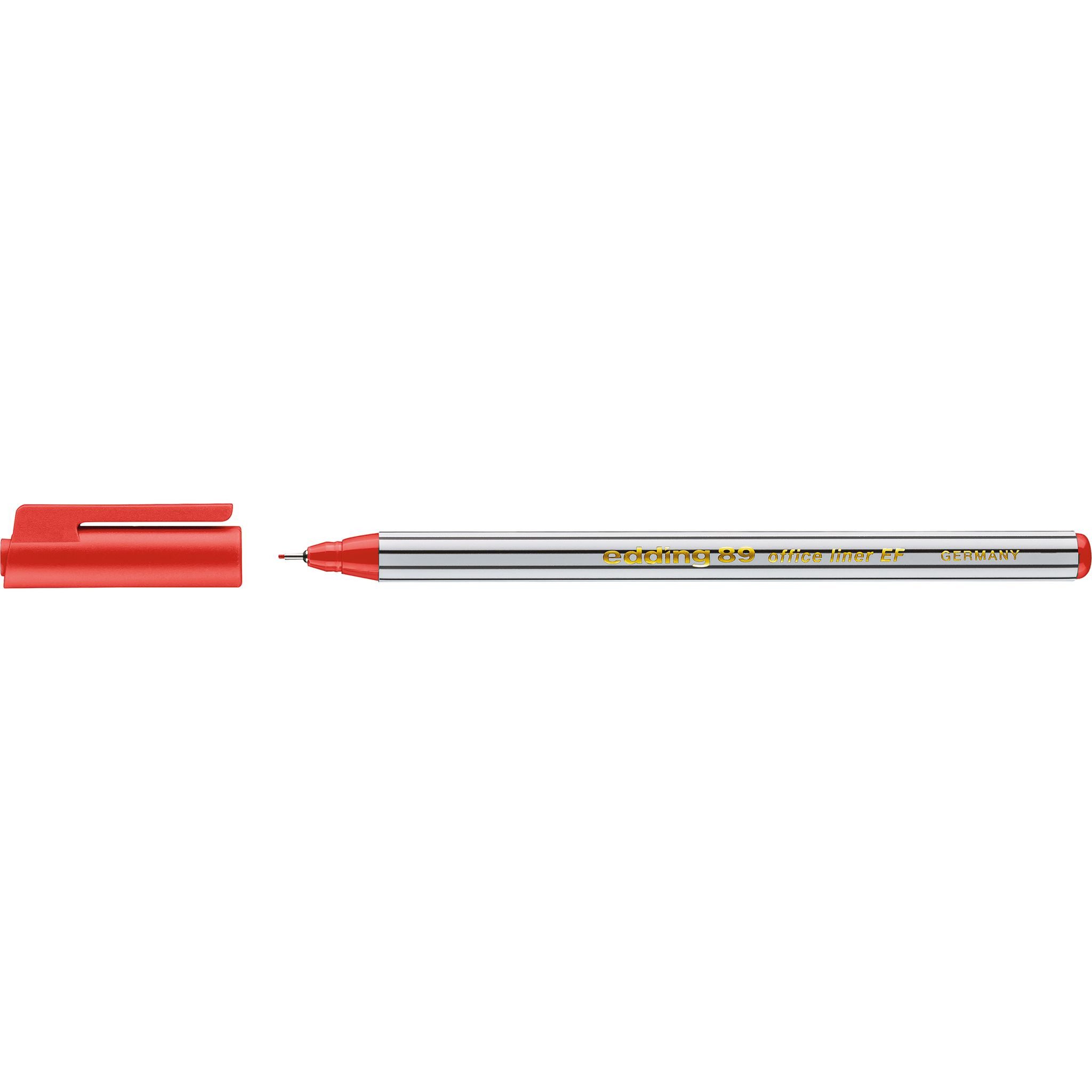 edding Malstift Edding Fineliner 89 rot