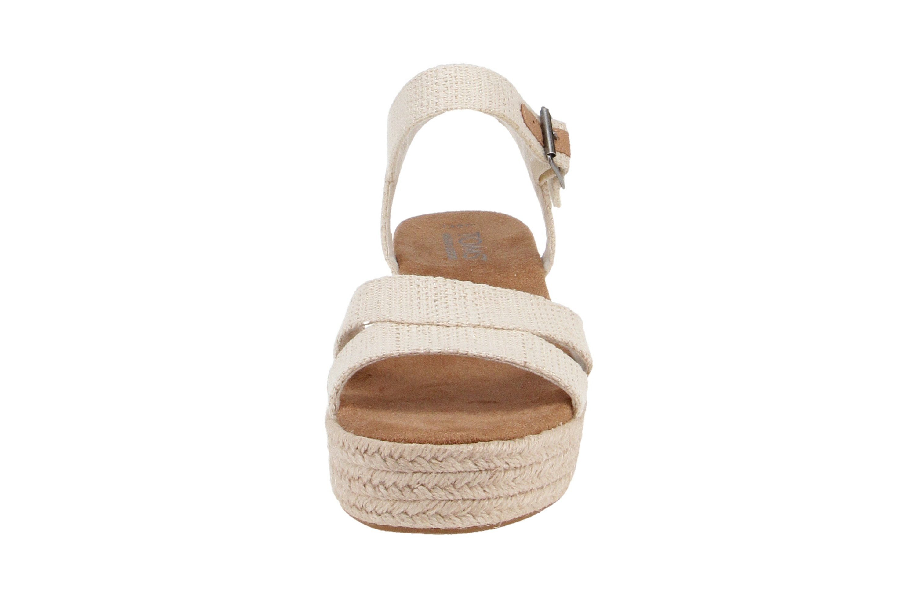 TOMS Toms 10020758 Audrey - Damen Schuhe Sandaletten - Natural Sandale