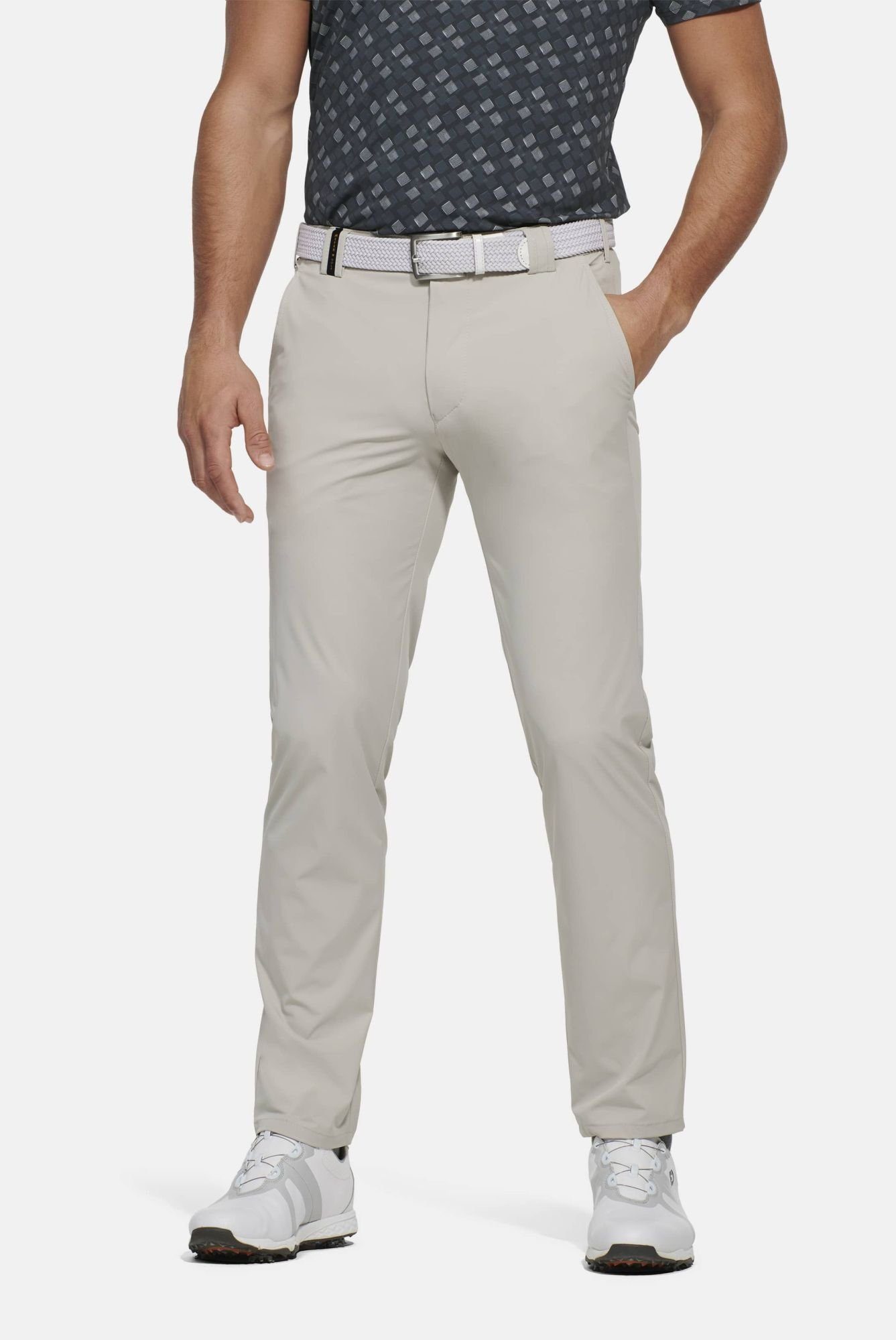 MEYER Chinohose Augusta High Performance 4-Way-Stretch beige