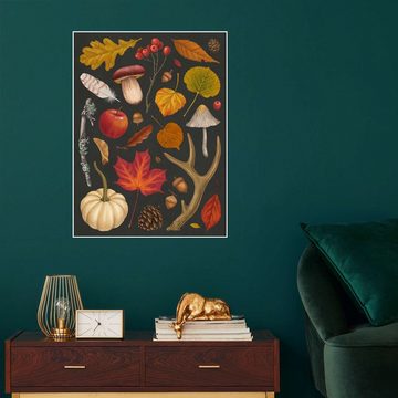 Posterlounge Poster Vasilisa Romanenko, Herbstspaziergang, Küche Natürlichkeit Malerei