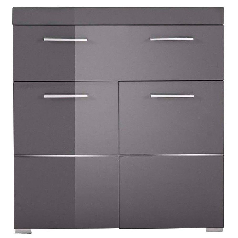 trendteam Sideboard Amanda, Badkommode Badezimmerschrank Grau günstig online kaufen