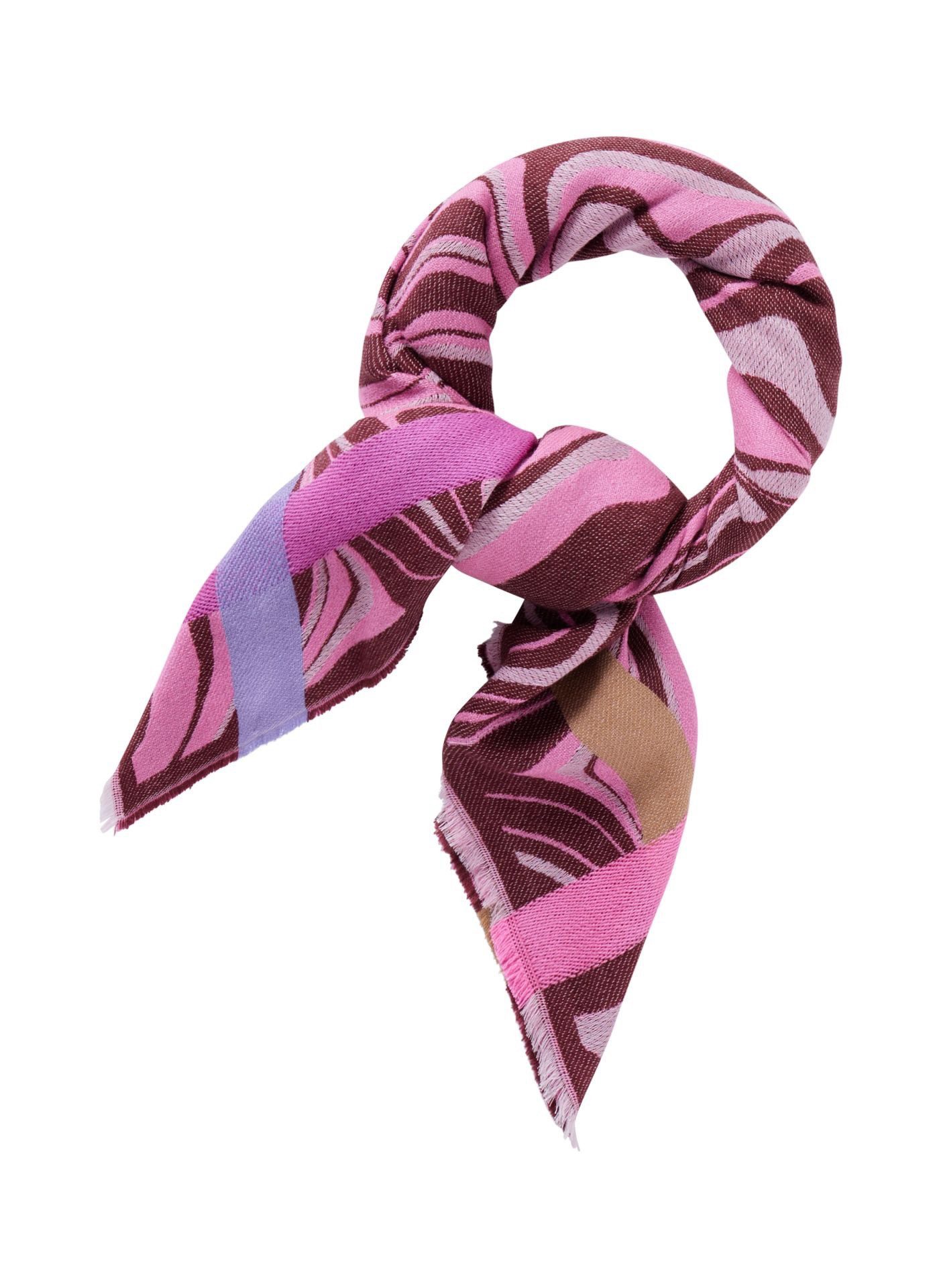 Codello Dreieckstuch Codello Tuch aus weicher Wollmischung mit Wellenprint günstig online kaufen