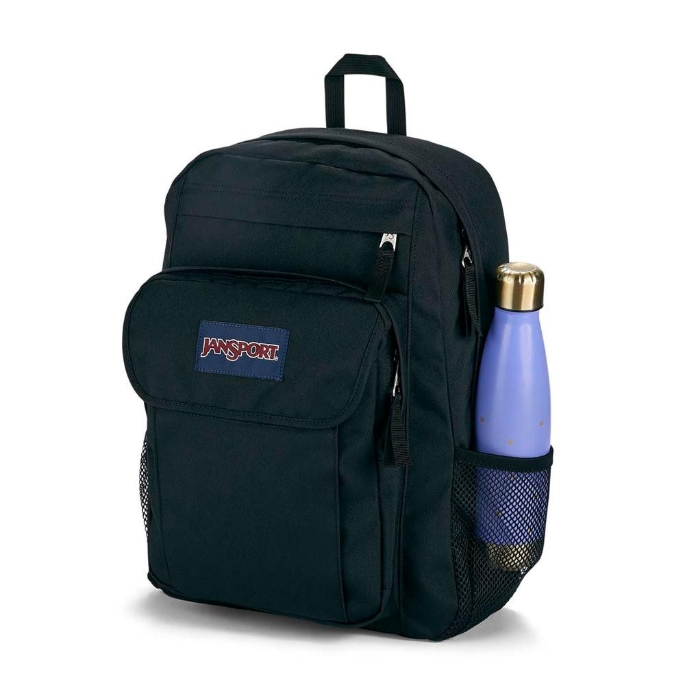 Jansport Tagesrucksack Union Pack Rucksack 27 L mit 15-Zoll-Laptopfach (Rucksack, 1 Union Pack Rucksack mit Laptop- und Flaschenfächern), Zwei Flaschenfächer, Frontorganizer, Überschlagtasche, 600D
