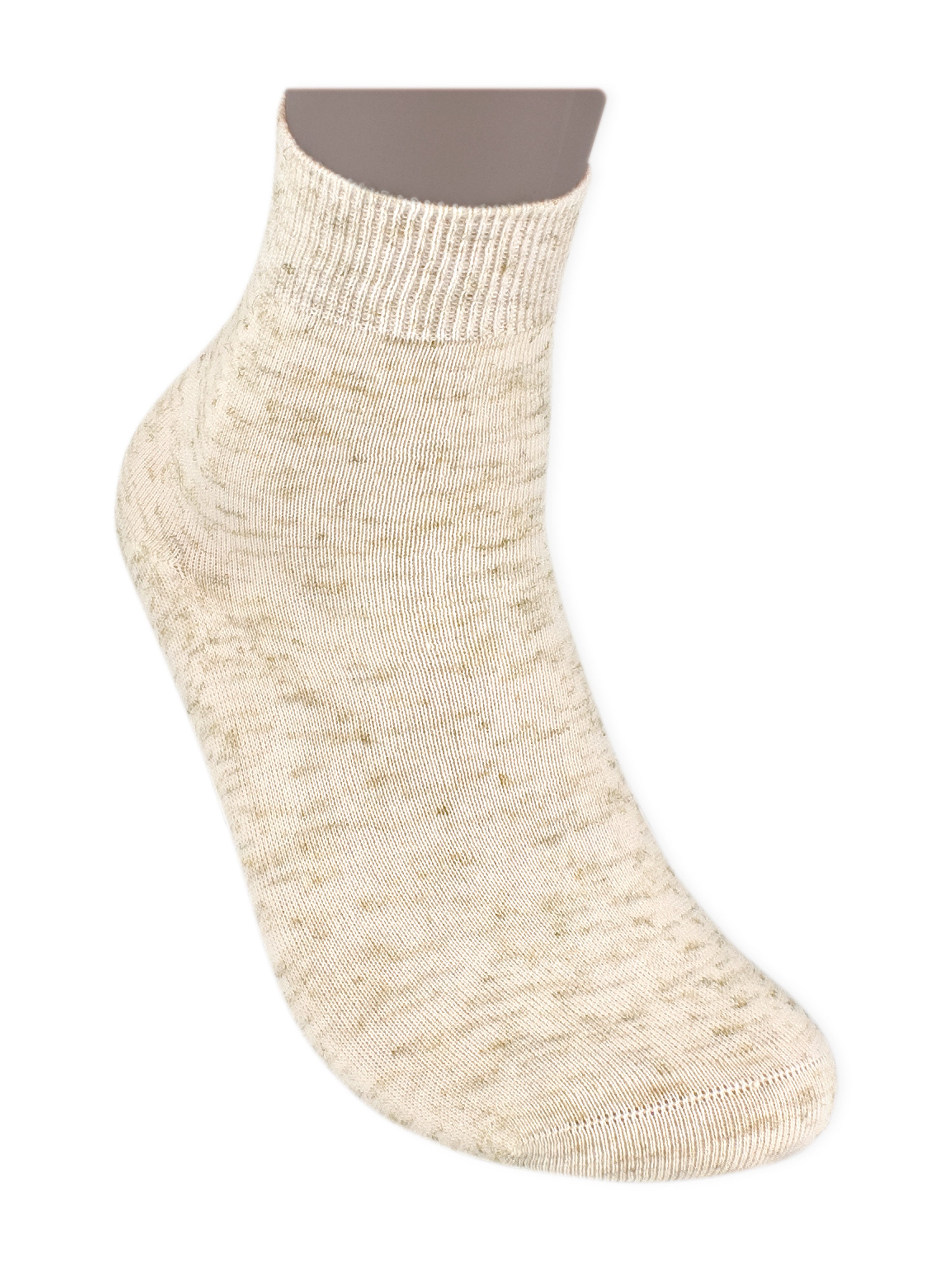 Die Sockenbude Kurzsocken LEINEN (Bund, 8-Paar, beige melange) Baumwolle mi günstig online kaufen