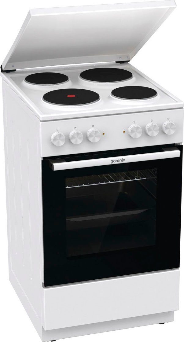 GORENJE Platten-Standherd GE 5A23WH, Aqua Clean