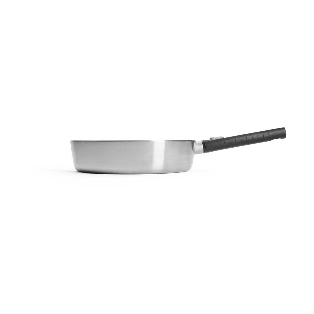 WOLL Bratpfanne Hochrandpfanne 28 cm Logic Steel, 3,5l, Aluminium, spülmaschinenfest, Induktion, alle Herdarten