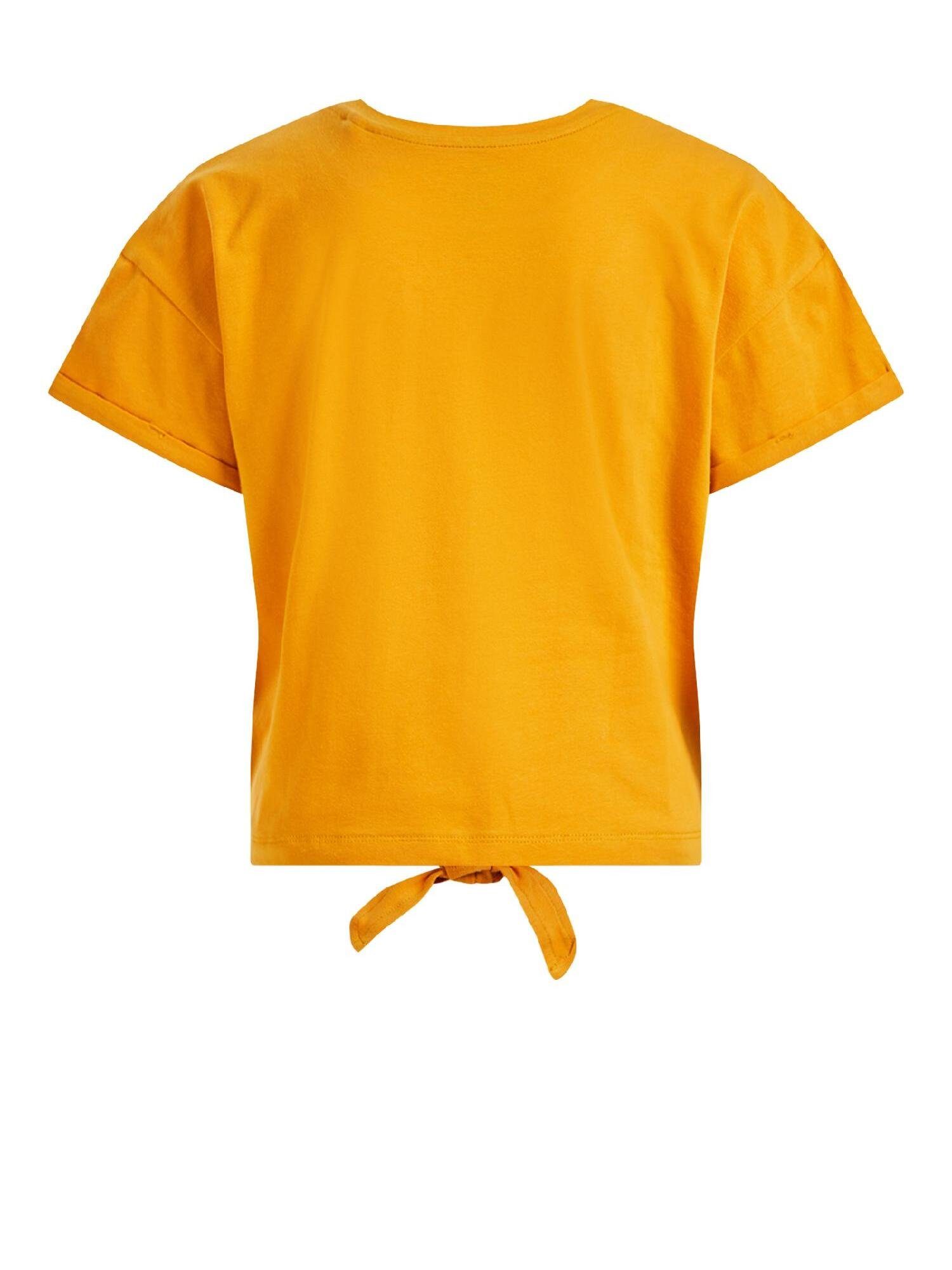 (1-tlg) T-Shirt Ockergelb Fashion WE