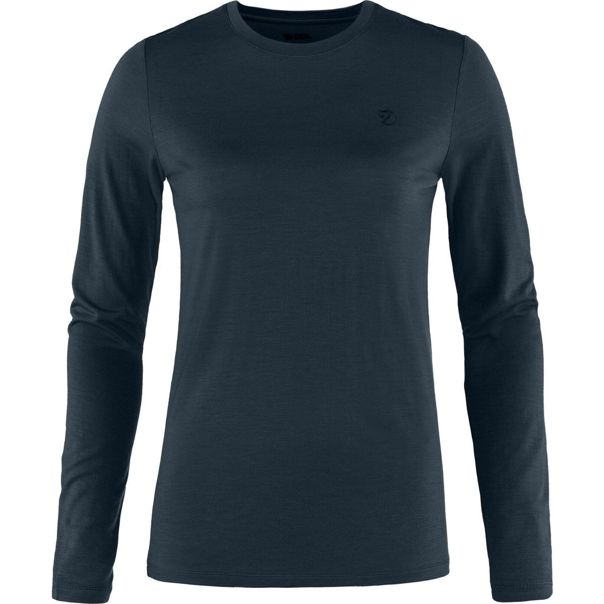 Fjällräven Longsleeve Abisko Wool LS W Perfektes Langarm-Shirt für Damen, das Temperatur reguliert, schnell