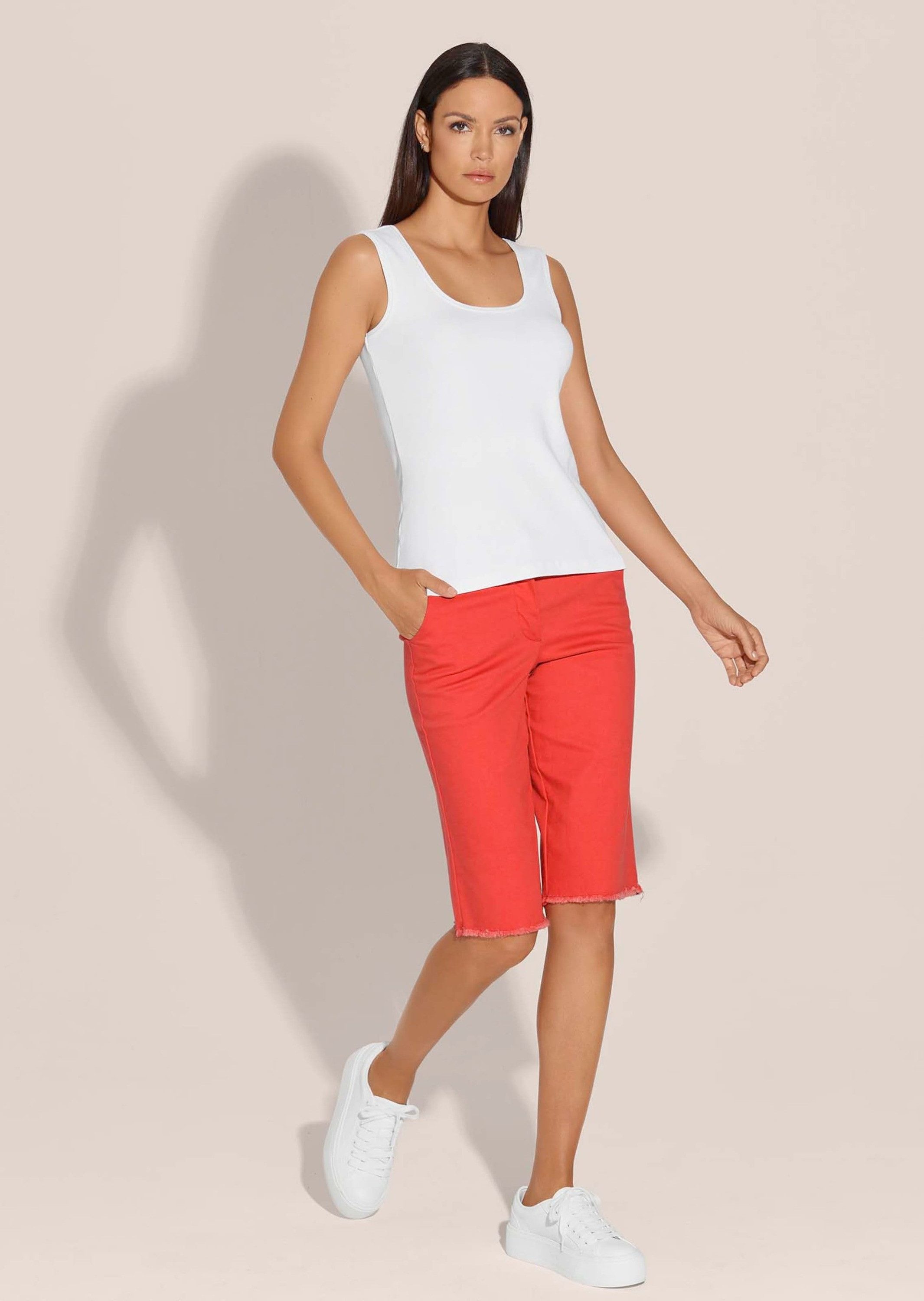 MADELEINE Shirttop Ärmelloses Rippen-Top günstig online kaufen