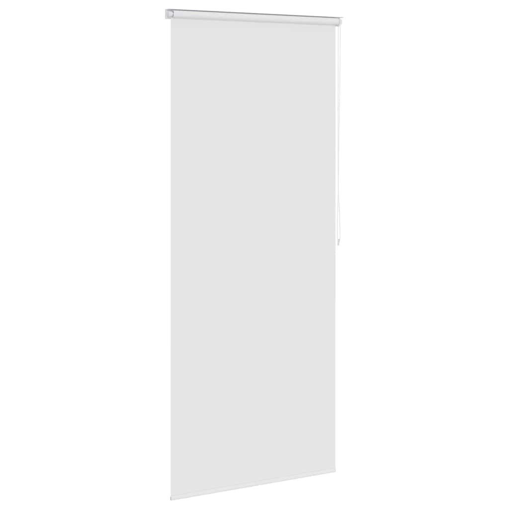 vidaXL Duschvorhang Duschrollo 100x240 cm Weiß Breite 100 cm