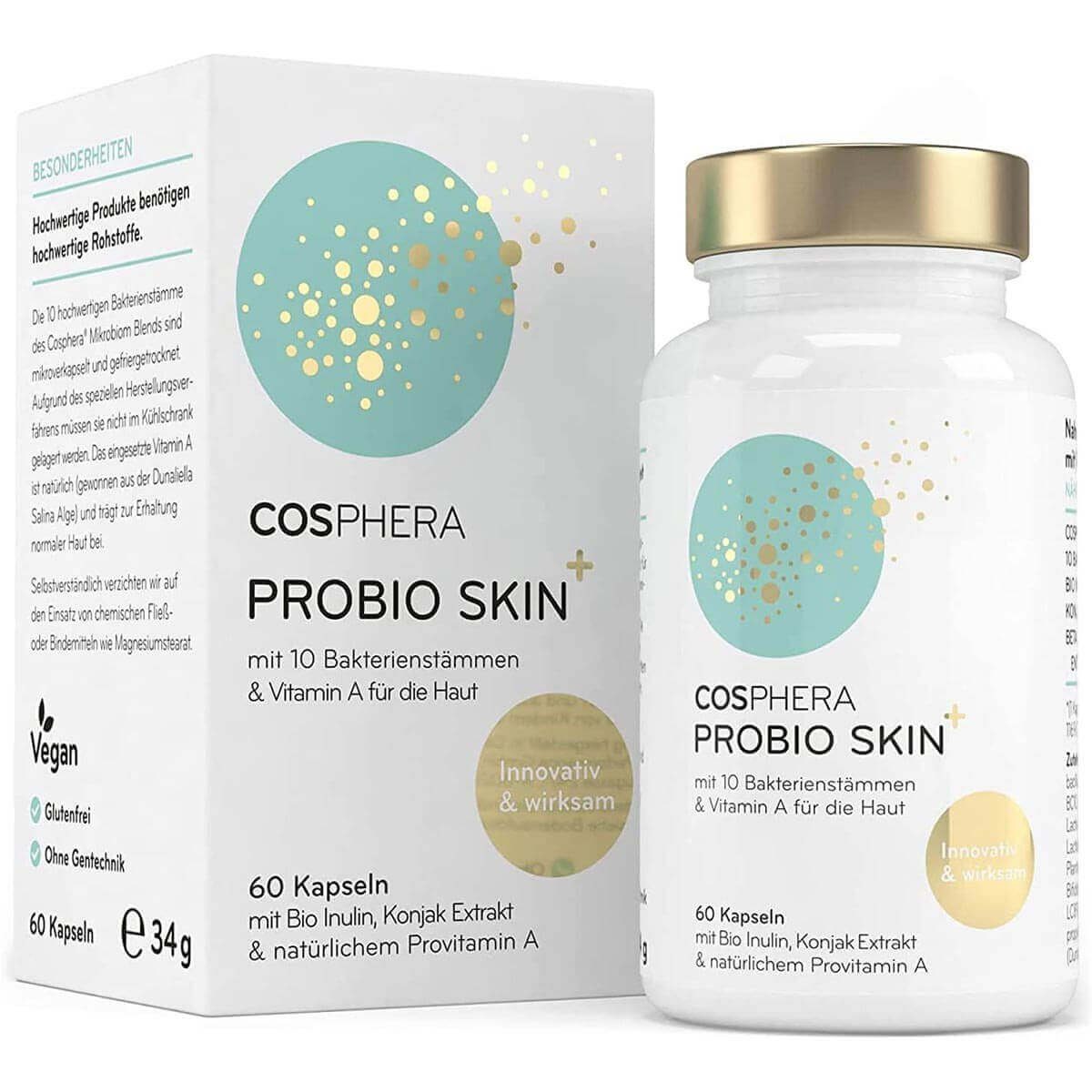 Skin+ Cosphera Cosphera 60 Yogamatte Kapseln Probio