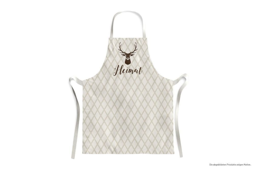 La Vida Geschenk für Dich Kochschürze La Vida Schürze aus 100% Baumwolle, Grillschürze, Verstellbare, (1-tlg), ideal als Geschenk zum Geburtstag, Muttertag, Vatertag, Valentinstag
