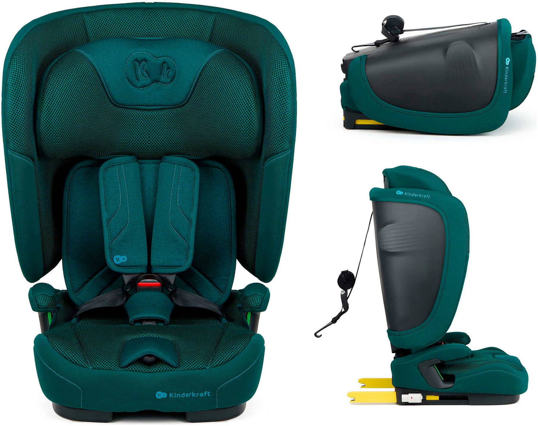 Kinderkraft Autokindersitz FIX2GO, ab: 15 Monaten, bis: 12 Jahren, ab: 76 cm, bis: 150 cm