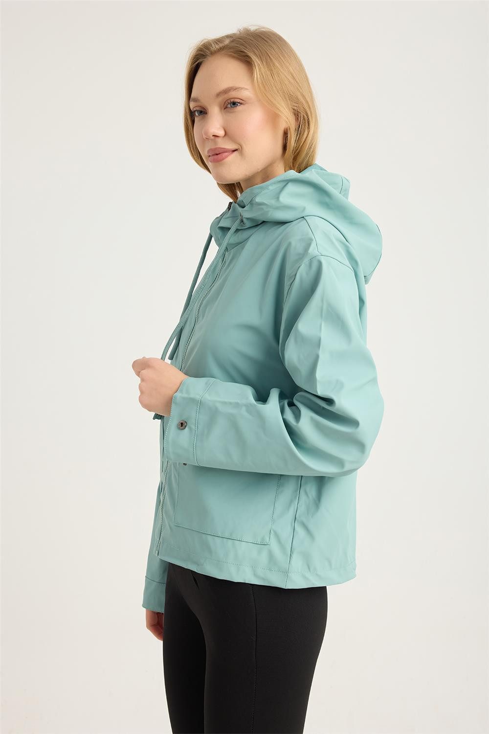 HomeStore Trenchcoat Windjacke mit Kapuze