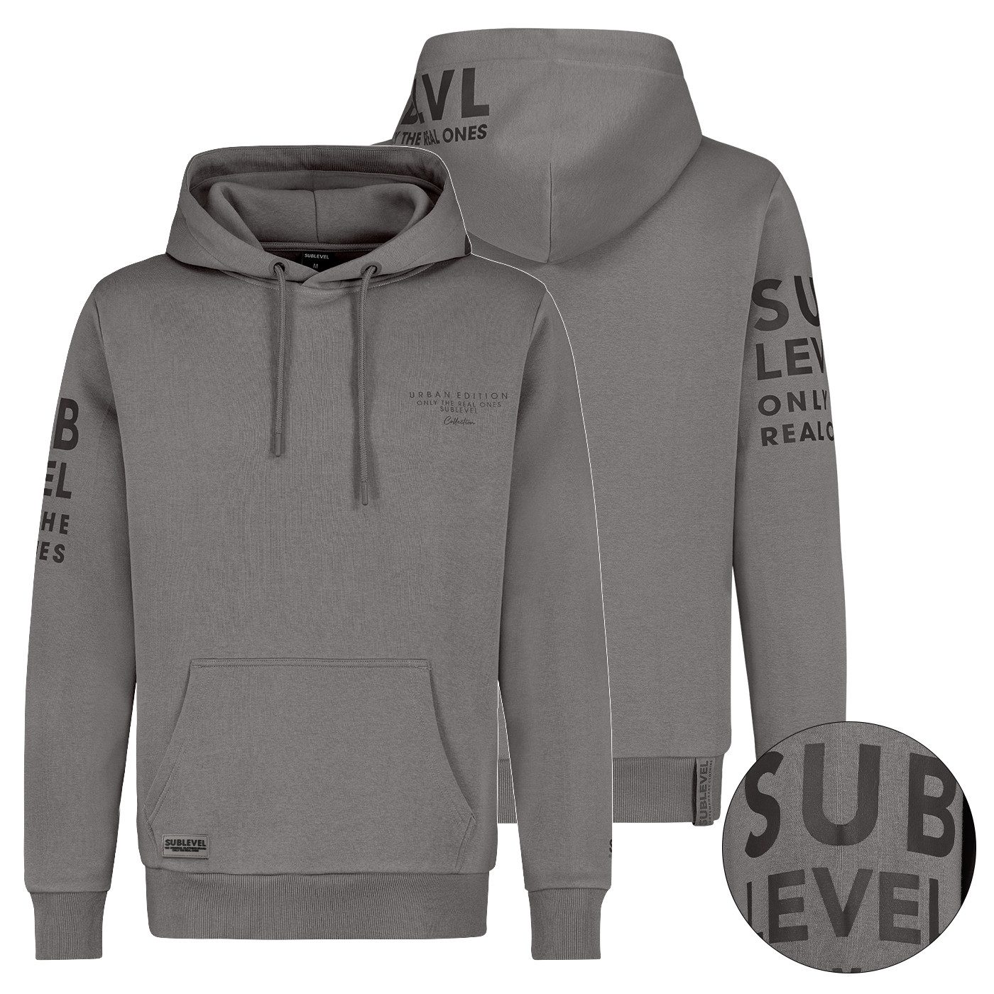 SUBLEVEL Hoodie Herren Sweatshirt Hoodie Sweater günstig online kaufen