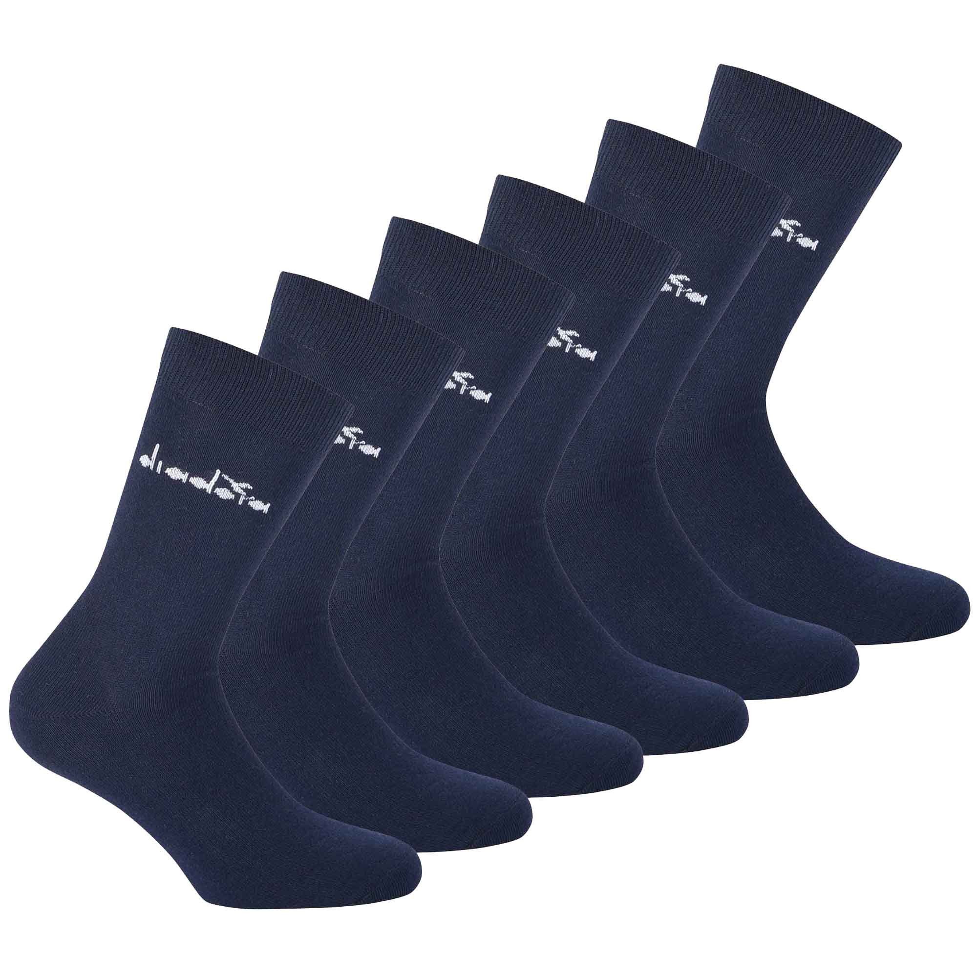 Diadora Sportsocken Unisex Socken 6er Pack Baumwolle (Packung, 6er Pack)