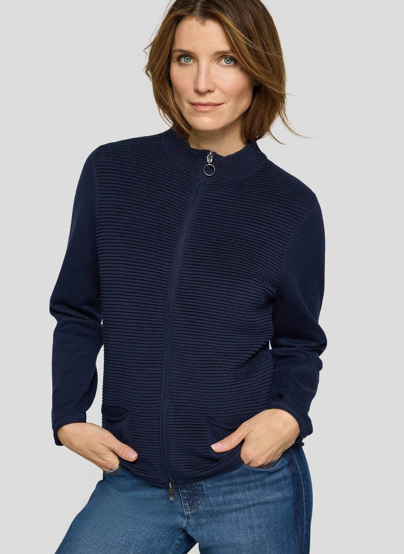 Rabe Strickjacke mit Taschen günstig online kaufen
