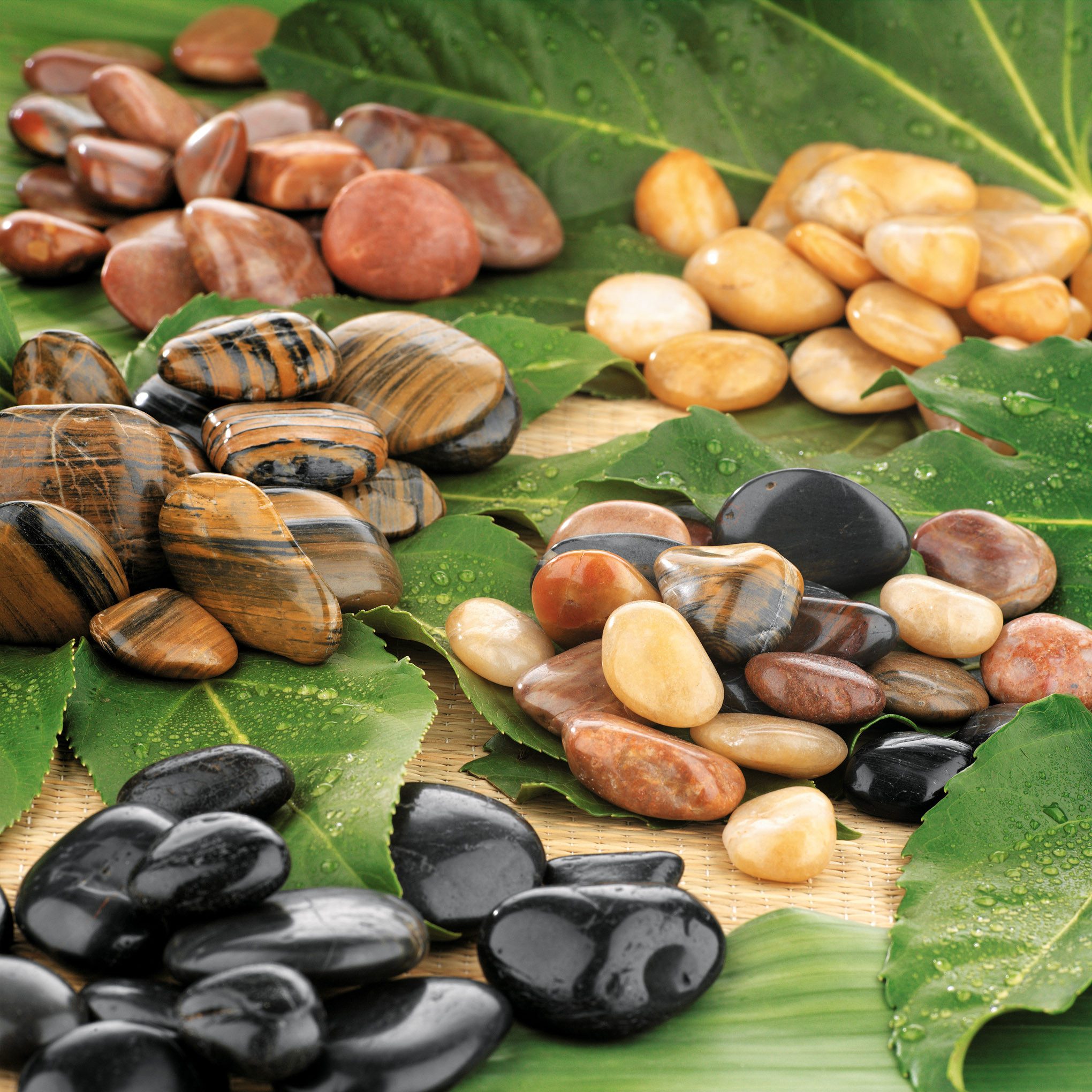 Eurosand Kieselsteine FLUSSKIESEL, Kieselsteine 20-60mm. 1kg.