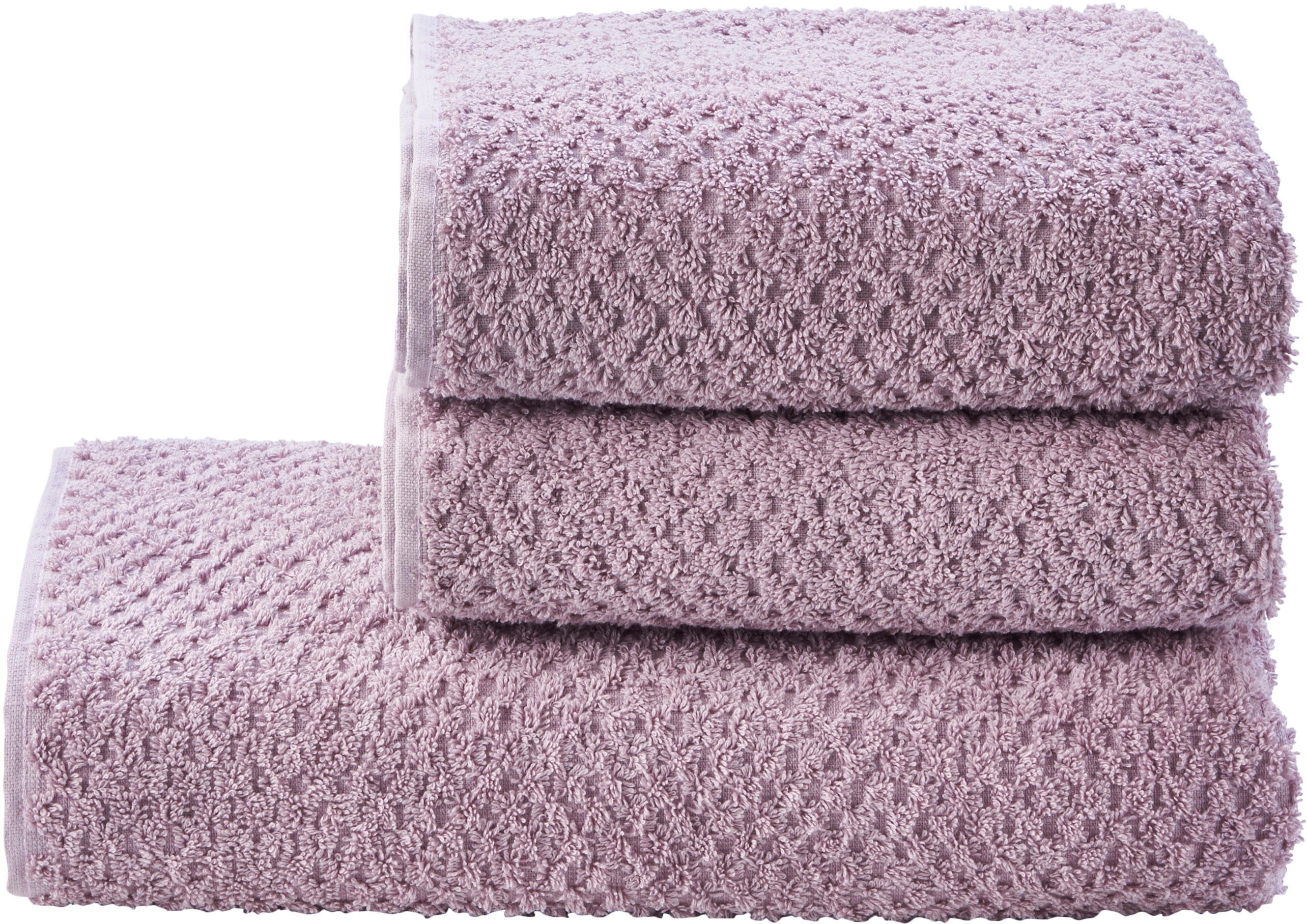 done.® Handtuch Set Provence Honeycomb, Walkfrottier günstig online kaufen