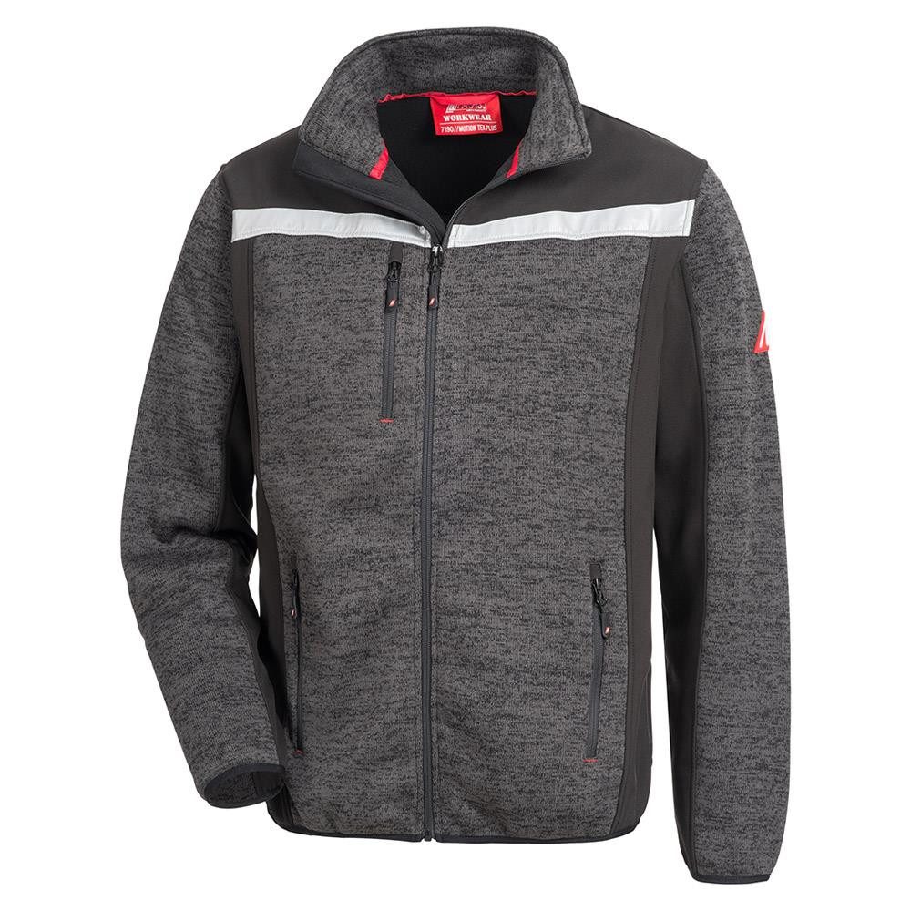 Fleecejacke Strick-Softshelljacke "MOTION TEX PLUS"