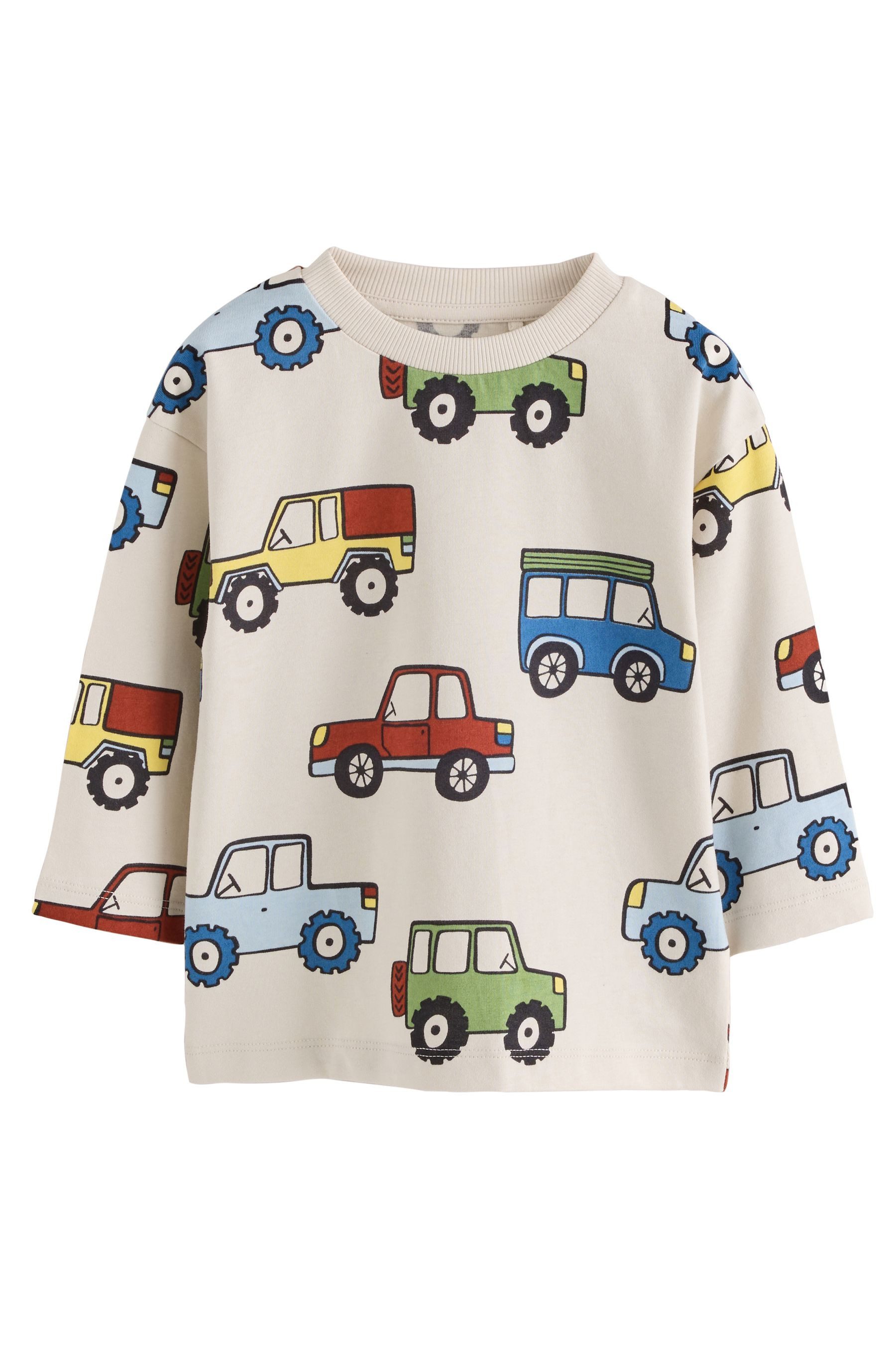 Next Langarmshirt 3er-Pack Langarmshirts mit Grafik (3-tlg) – Bild 3 von 5