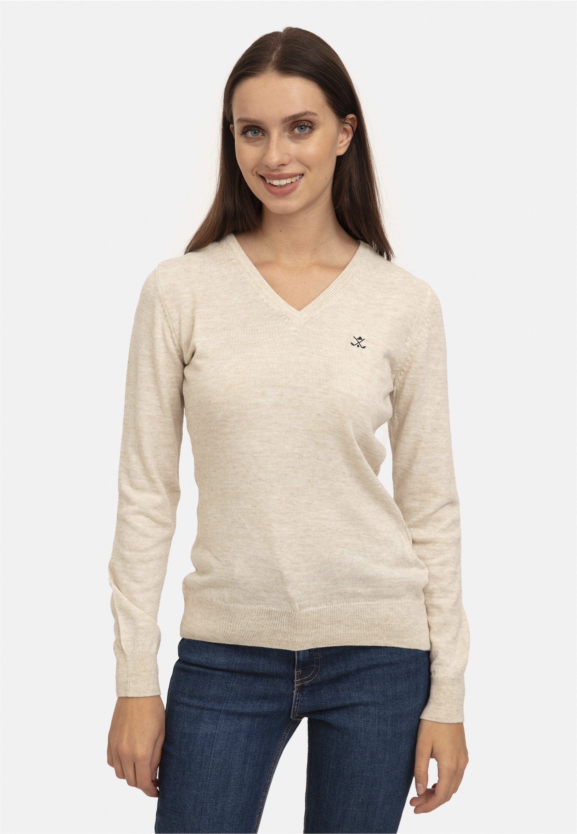 SIR RAYMOND TAILOR Strickpullover "Verty" 1 Stk. tlg. mit klassischem V-Aus günstig online kaufen