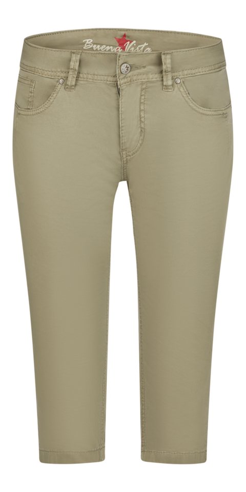 Buena Vista Stretch-Jeans BUENA VISTA MALIBU-ZIP CAPRI aloe 888 B5935 4003.7143 - Stretch Twill