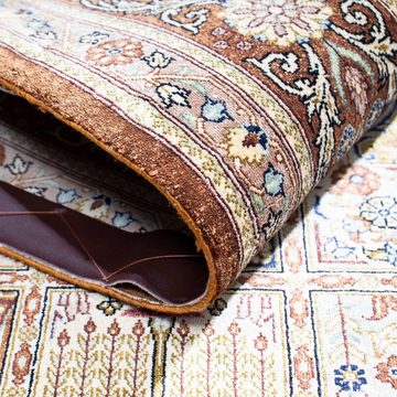 Orientteppich Perser - Ghom - 148 x 100 cm - mehrfarbig, morgenland, rechteckig, Höhe: 10 mm, Wohnzimmer, Handgeknüpft, Einzelstück mit Zertifikat