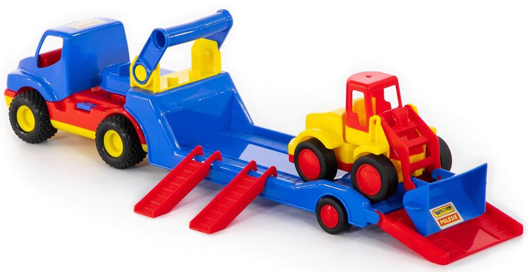 WADER QUALITY TOYS Spielzeug-LKW ConsTruck Tieflader günstig online kaufen