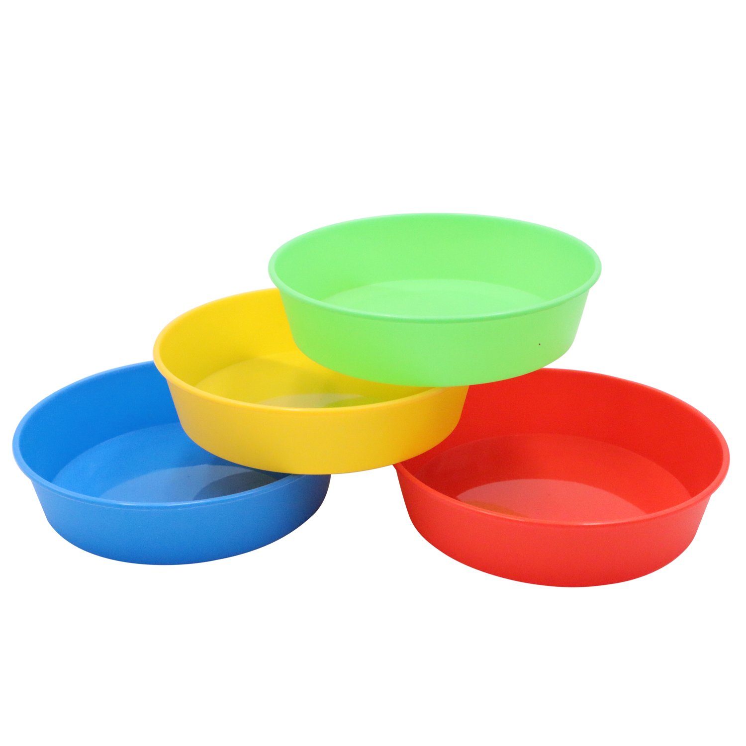 Experimentierkasten Schalen-Set, rund, H 3 cm, Ø 13 cm, Kunststoff, stapelbar