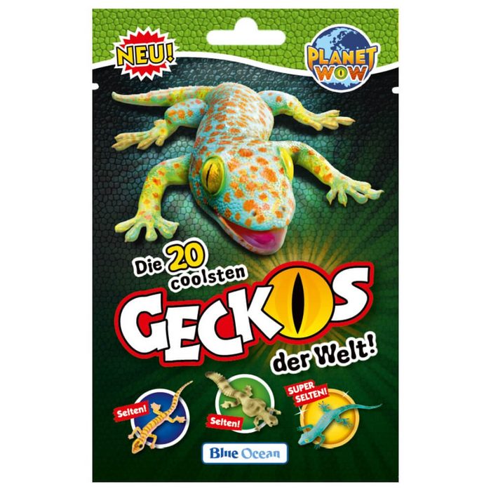 Blue Ocean Sammelfigur Blue Ocean Geckos Sammelfiguren 2023 - Planet Wow (Set) Geckos Figur - 1 Tüte