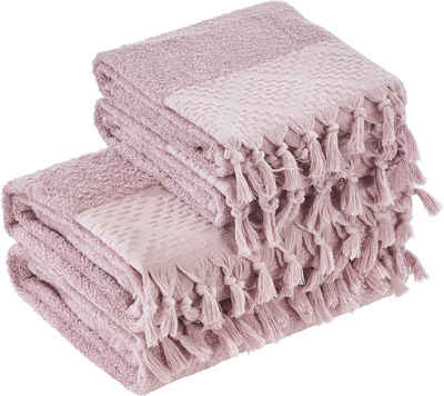 Rosa online kaufen | Handtuch-Sets OTTO