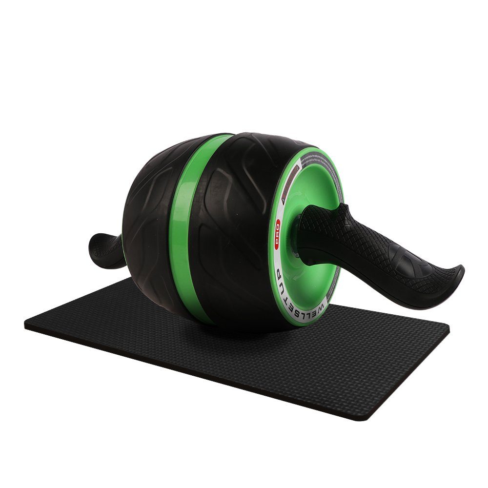 BIGTREE AB-Roller Bauchmuskelmaschinen für Muskeltraining Bauchtrainer grün