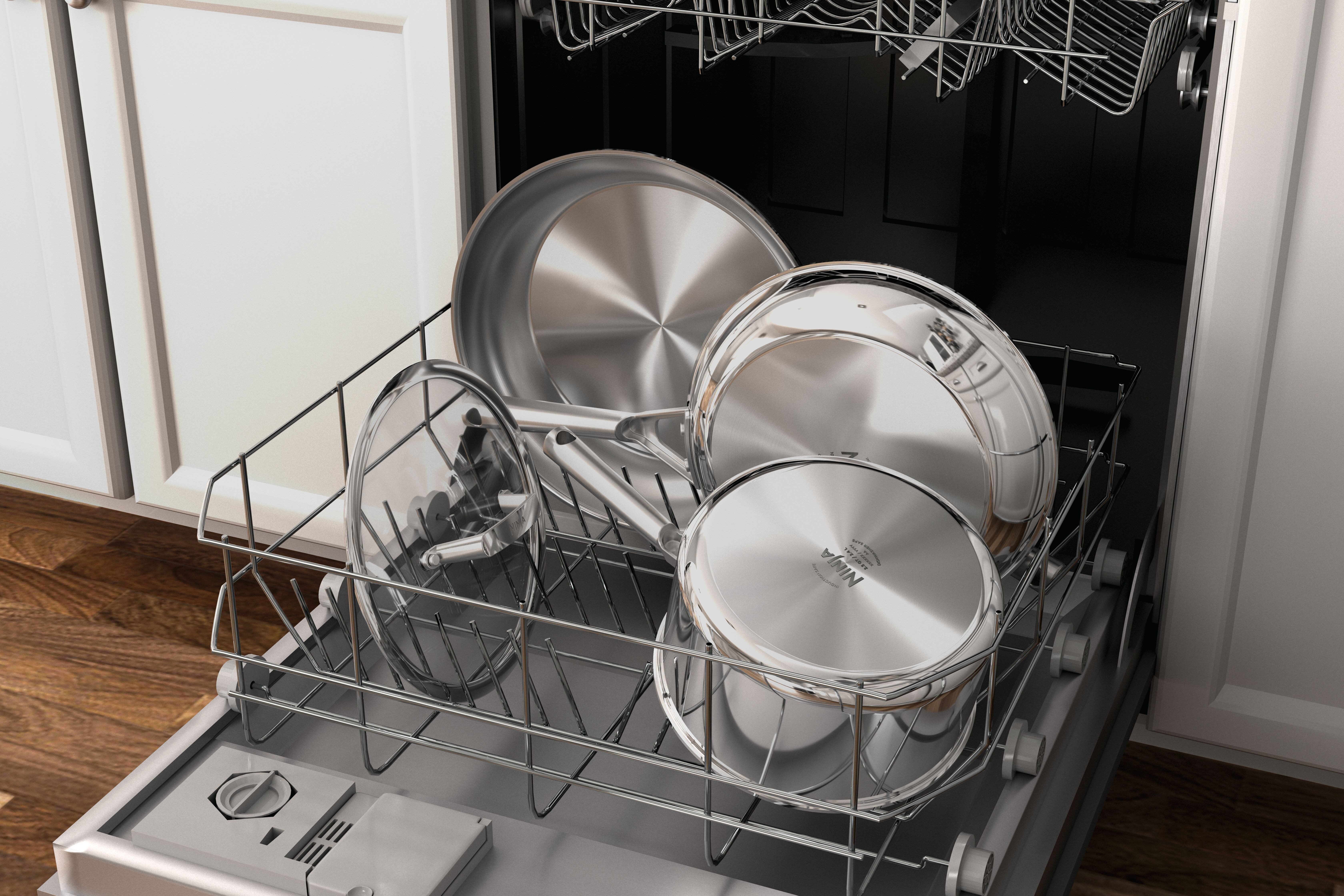 NINJA Bratpfanne Ninja EverClad Edelstahl-Bratpfanne (26 cm) C90126DE, Edelstahl (1-tlg), Entwickelt für den Einsatz unter schwierigsten Kochbedingungen