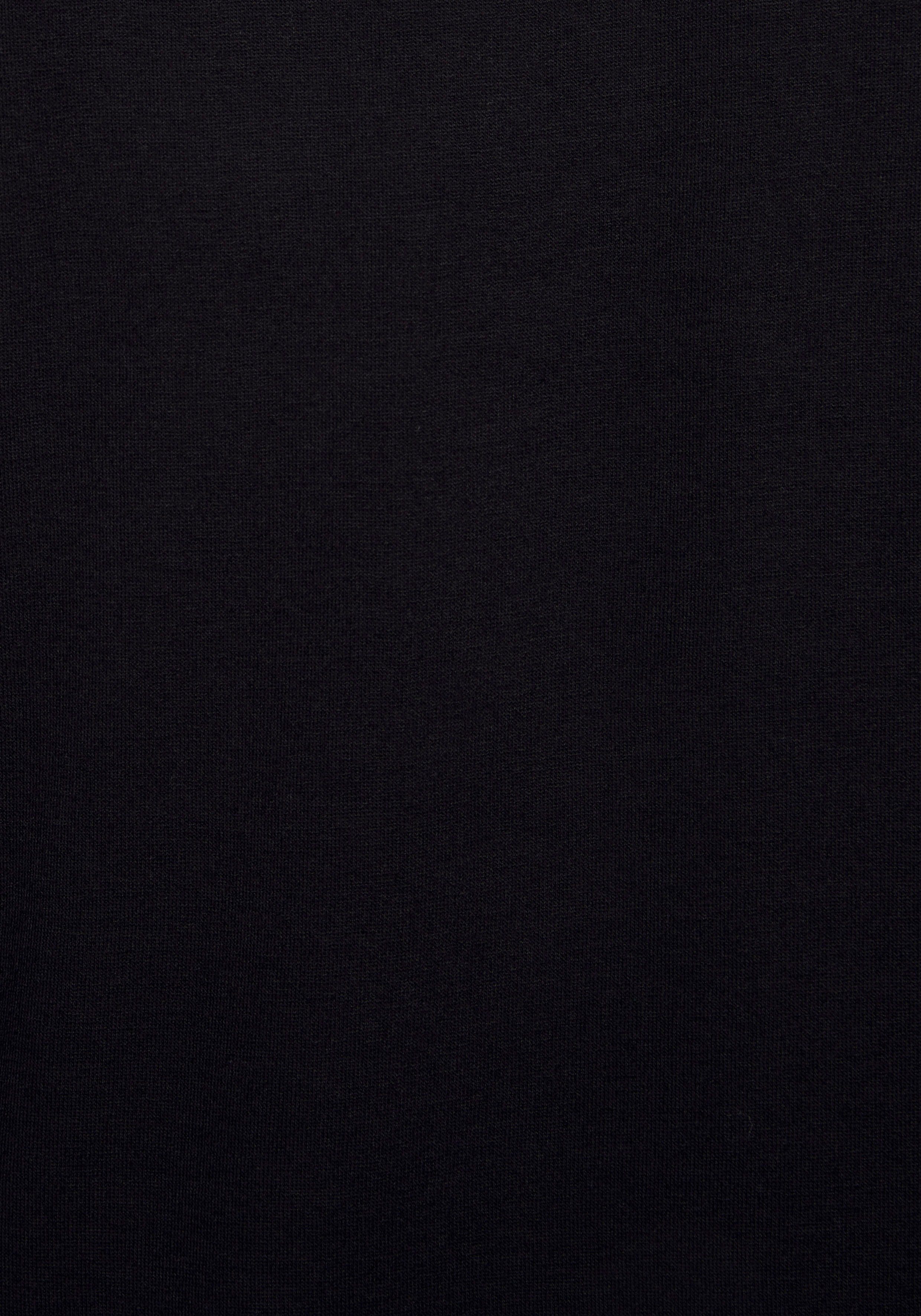 LASCANA 3/4-Arm-Shirt mit Cut-outs, raffiniertes Longsleeve, schulterfrei