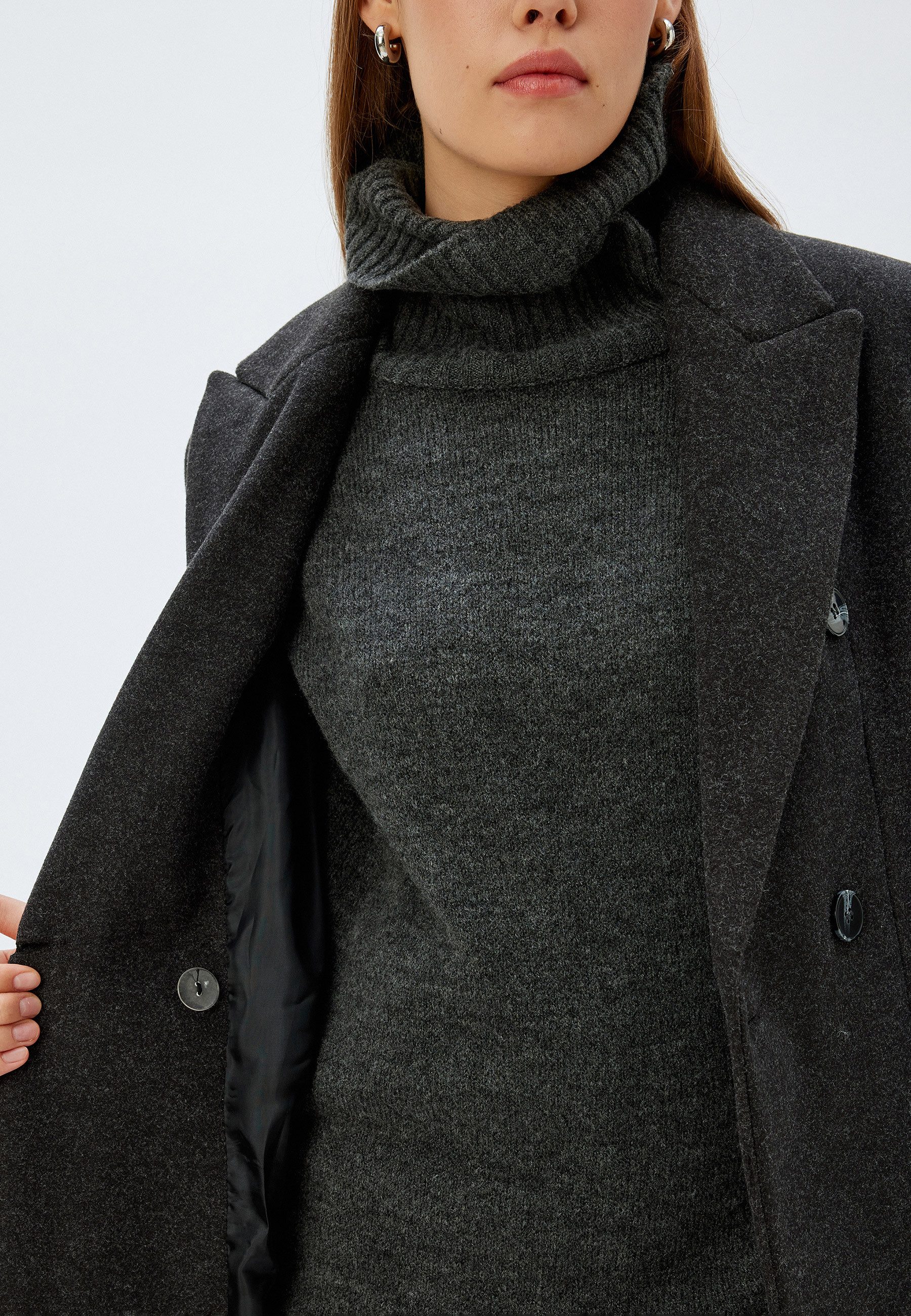 Koton Langmantel Regular Jacket Kragen