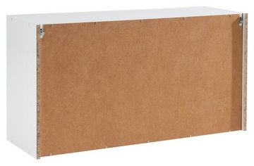 Hängeschrank TOP, B 100 cm weiß, Breite 100 cm, 2 Türen, mit 1 höhenverstellbarem Einlegeboden