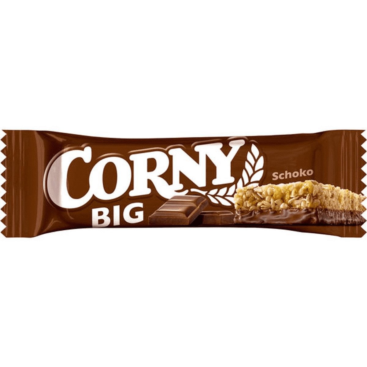 CORNY Cerealien, Corny Big Schoko extragroßer Müsliriegel mit Milchschokolade 50g