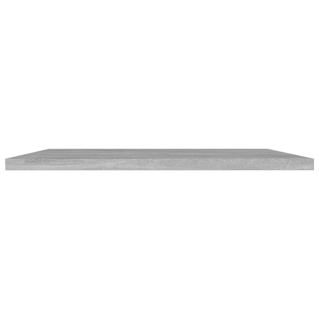 vidaXL Regaleinsatz, Bücherregal-Bretter 8 Stk. Betongrau 40x40x1,5 cm Holzwerkstoff