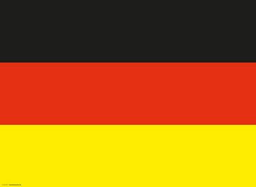 Platzset, Tischsets I Platzsets - Deutschland Flagge - 10 Stück aus hochwertigem Papier 44 x 32 cm, Tischsetmacher