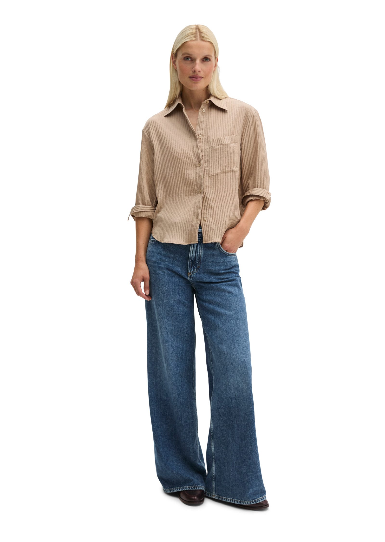 Marc O'Polo Langarmbluse aus TENCEL™ Modal-Mix – Bild 5 von 5
